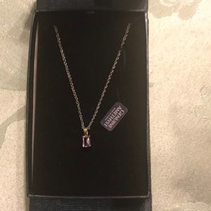 Amethyst & Sterling Silver Necklace
